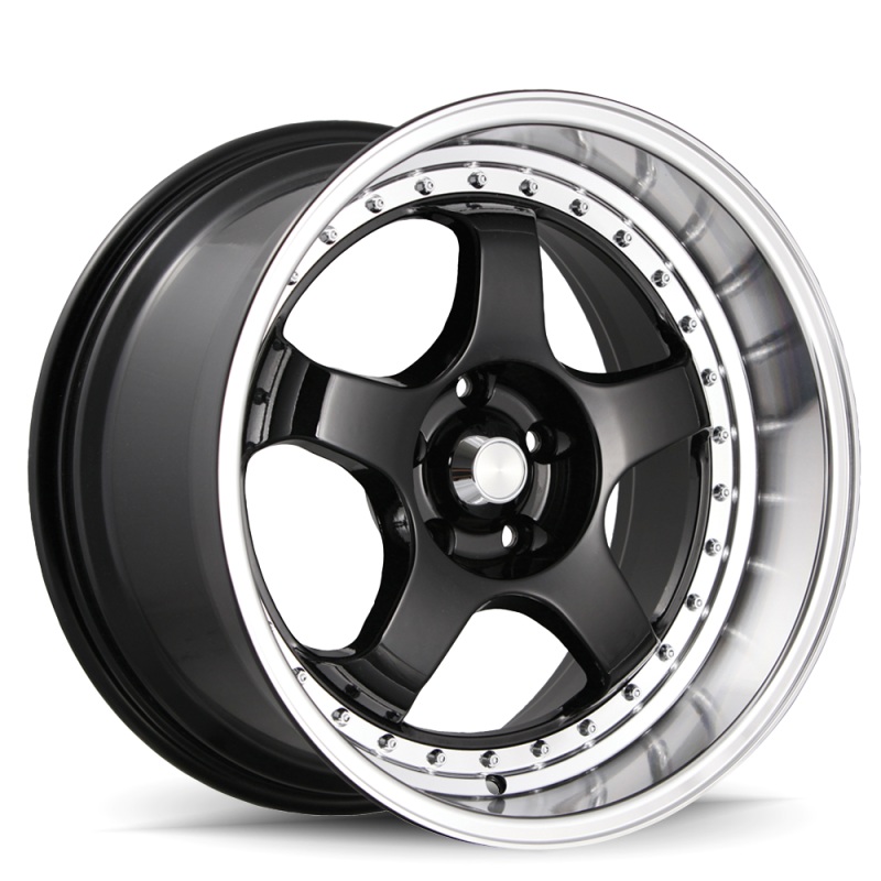Konig SSM 18×8 5×114.3 ET45 Gloss Black w/ Machined Lip