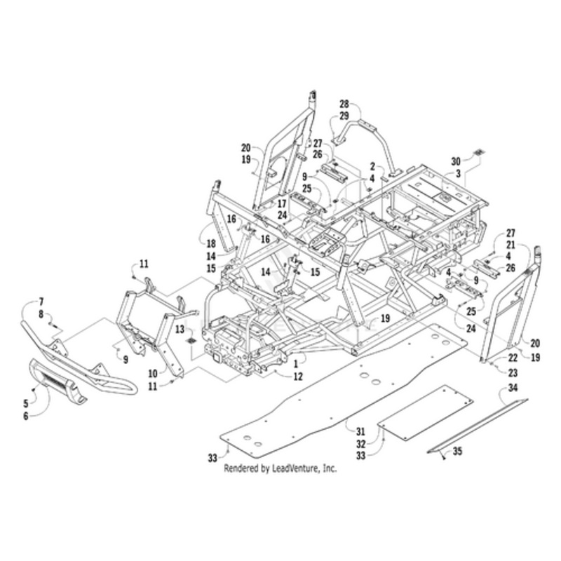 Frame (Inc. 2-3) by Arctic Cat