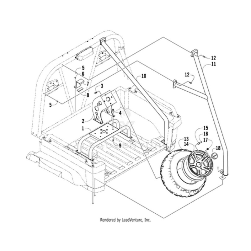 Mounting Bracket – Spare Tire by Arctic Cat