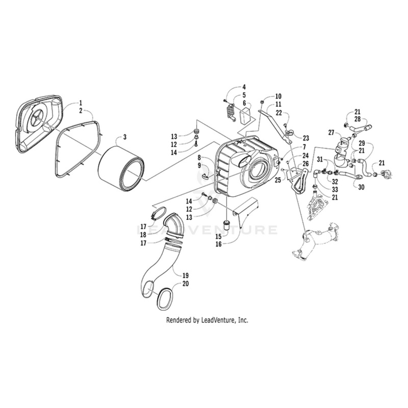 Strap, Air Cleaner By Arctic Cat