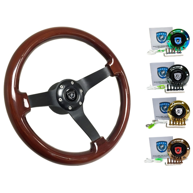 1990+ Nissan 300ZX Steering Wheel Kit | Mahogany Wood |  ST3127