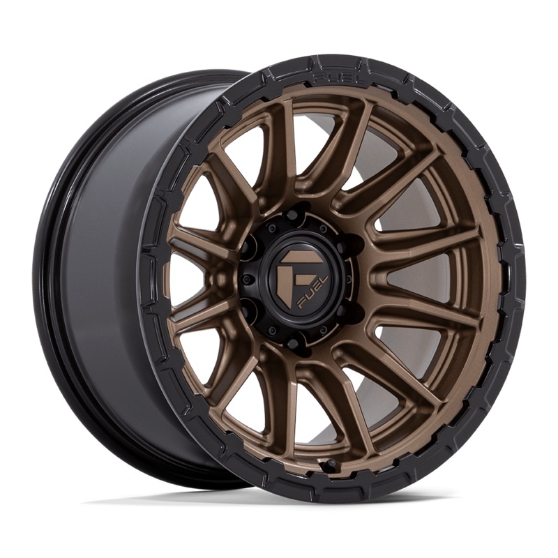Fuel Wheels FC866 Piston 17″ 5×127 Matte Bronze W/ Gloss Black Lip