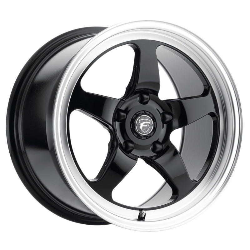 Forgestar D5 Drag 17×10 / 5×114.3 BP / ET50 / 7.5in BS Gloss Black Wheel