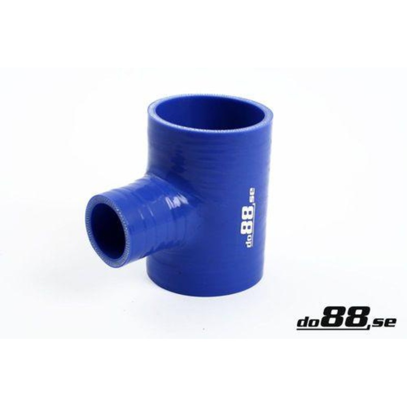 Silicone Hose Blue T 2,5” + 1,25” (63+32mm)