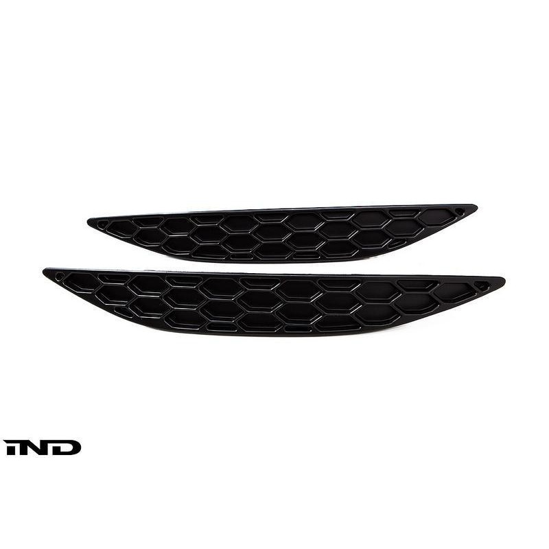 ACEXXON VW MK7 GTI Rear Reflector Insert Set – Honeycomb Matte Black