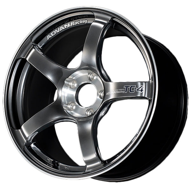 Advan TC-4 Special Edition Wheel – 18×8.0 +45 | 5×114.3 | Racing Hyper Black & Diamond Cut