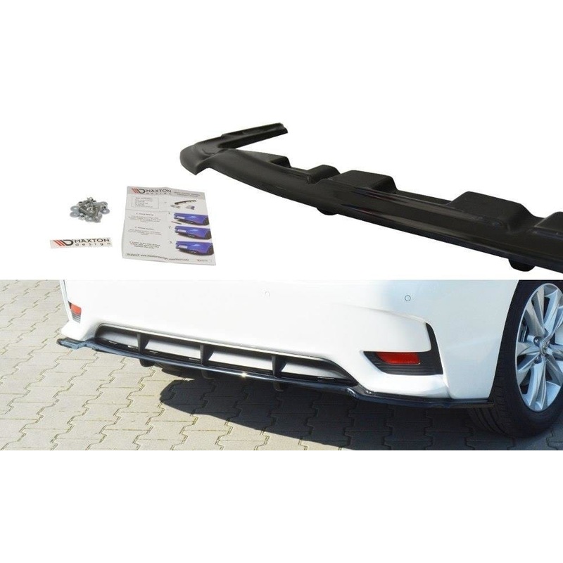 Maxton Design Central Rear Splitter – Lexus CT Mk1 Facelift (With Vertical Bars)