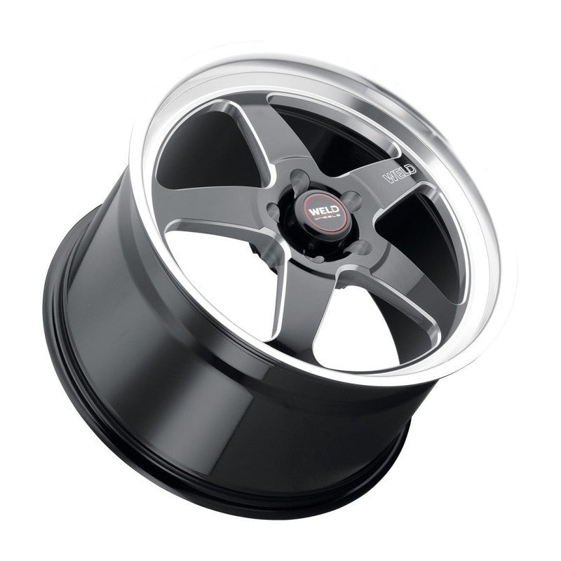 Weld S155 17×5 Ventura Drag 5×120.65 ET-10 BS2.60 Gloss BLK MIL DIA 78.1