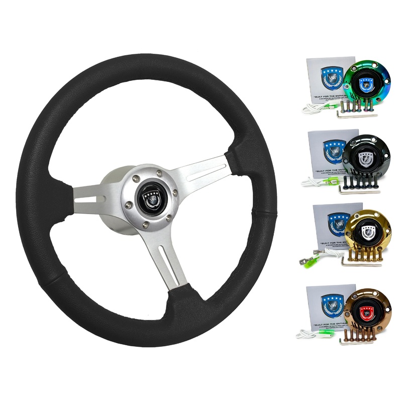 1999+ Volkswagen Golf Steering Wheel Kit | Black Leather | ST3014BLK