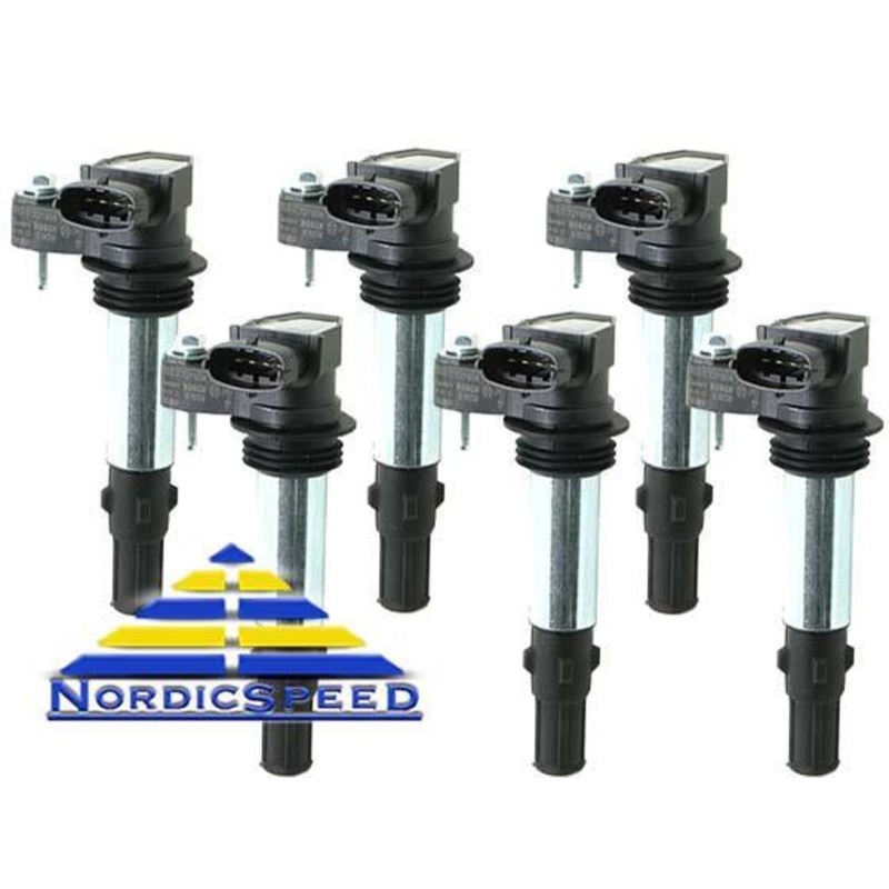 Ignition Coil V6 B284 OEM SAAB Set of 6