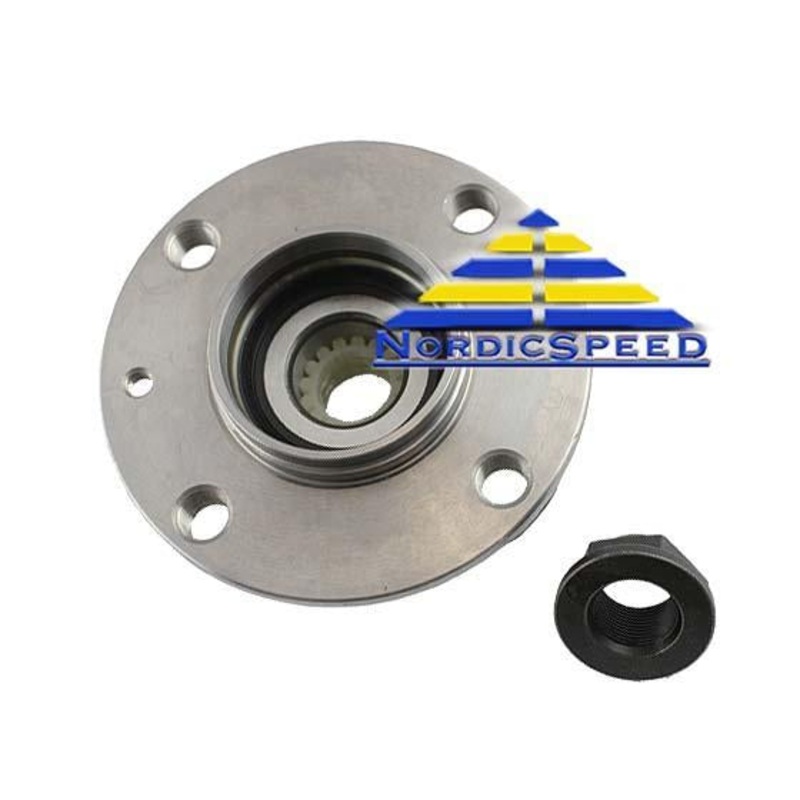 Rear Hub with Bearing Non-ABS OEM SAAB