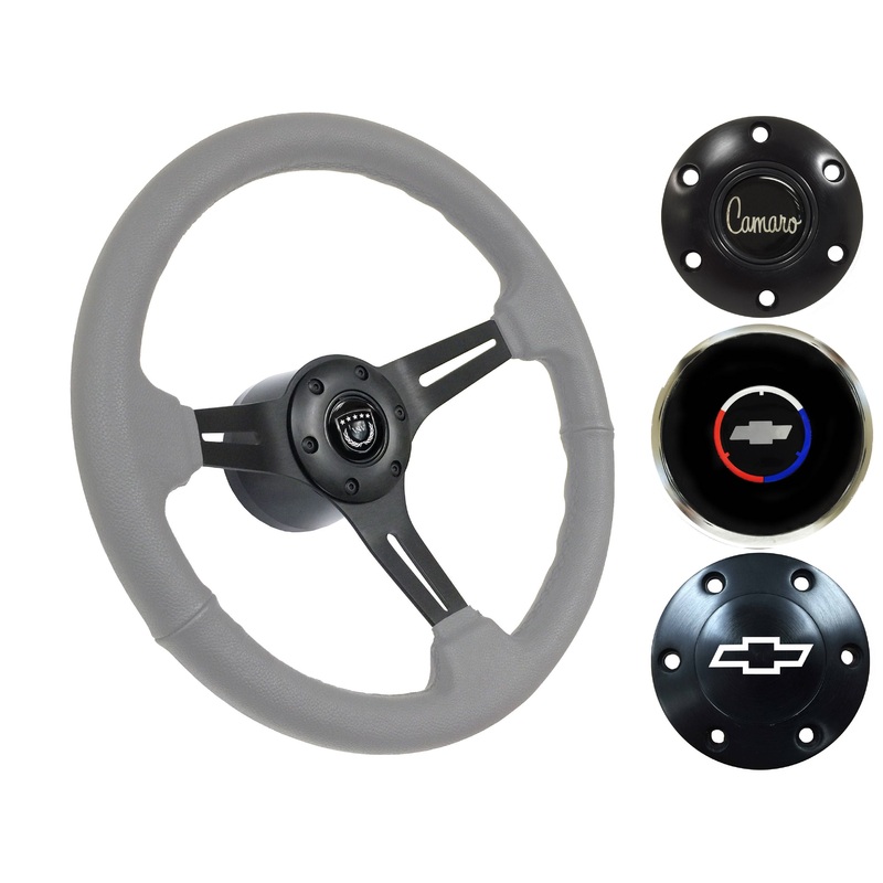 1967-68 Camaro Steering Wheel Kit | Grey Leather | ST3060GRY