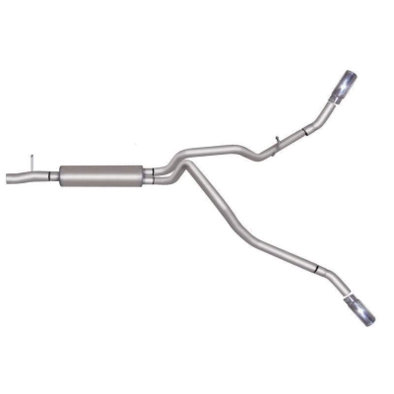 Gibson 17-18 Ford F-250 Super Duty XLT 6.2L 2.5in Cat-Back Dual Extreme Exhaust – Stainless