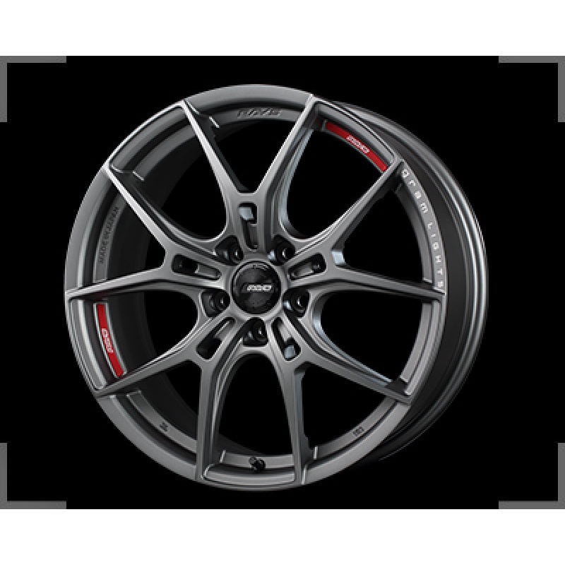 Gram Lights 57FXZ Overseas 18×7.5 +40 5-114.3 Matte Graphite w/Machining Wheel