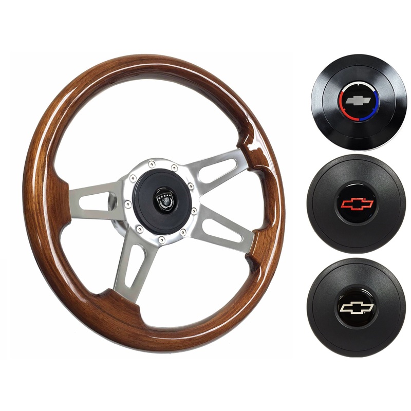 1967-68 El Camino Steering Wheel Kit | Walnut Wood | ST3080