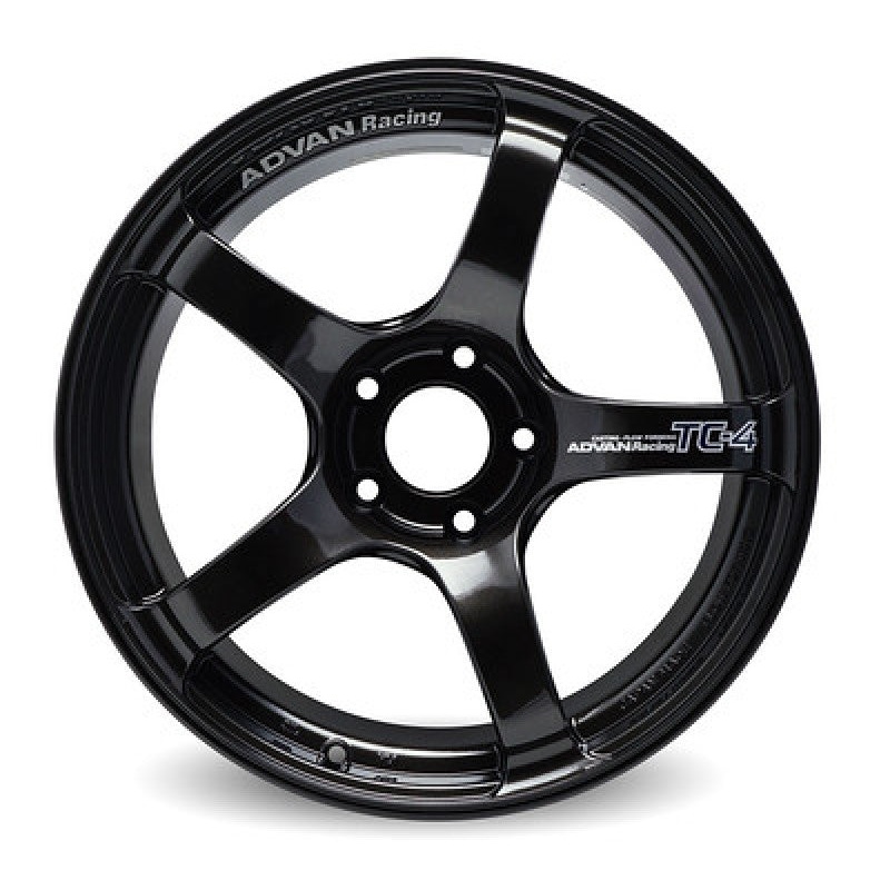 Advan TC4 16×8.0 +38 4-100 Black Gunmetallic Wheel | No Ring