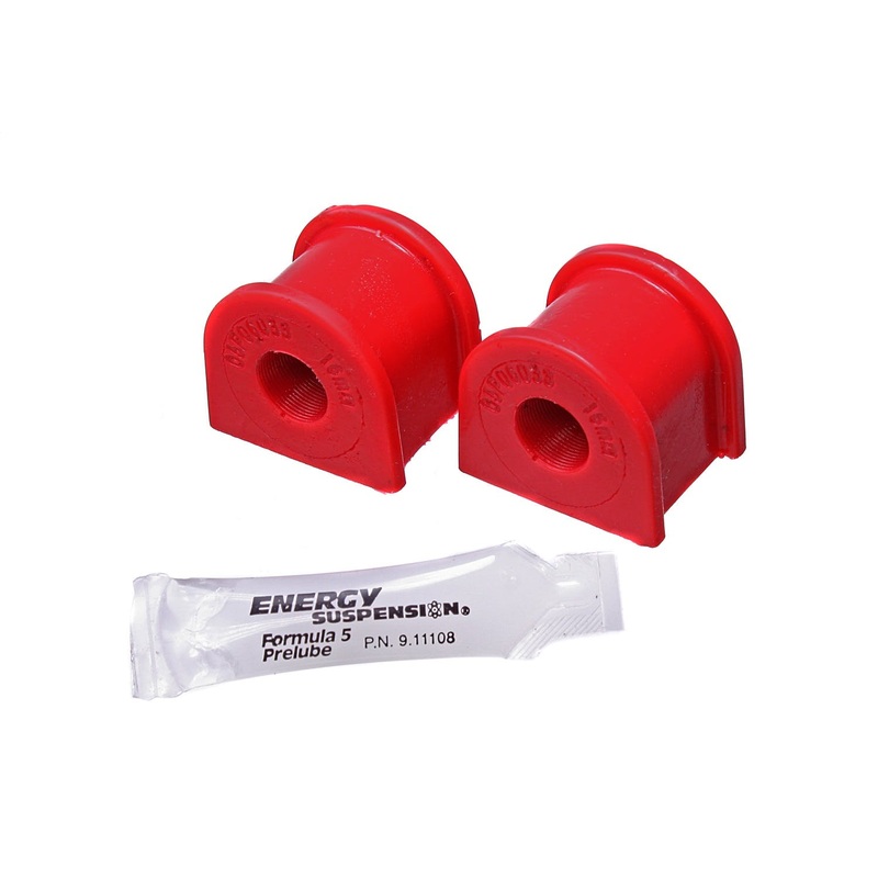 Energy Suspension 19.5107R Rear Sway Bar Bushing Set Red 16mm