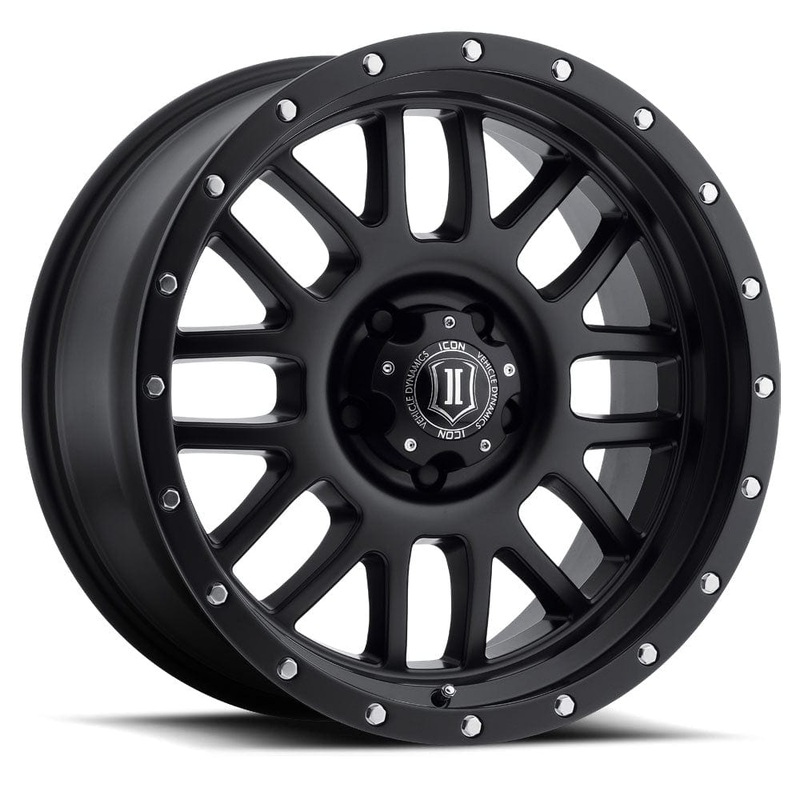 ICON Alloys Alpha 20″ 8×180 Satin Black