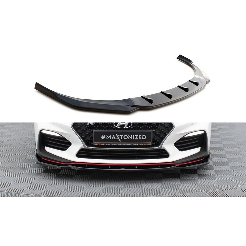 Maxton Design Front Splitter V.4 – Hyundai I30 N (Elantra GT) Mk3 Hatchback/ Fastback
