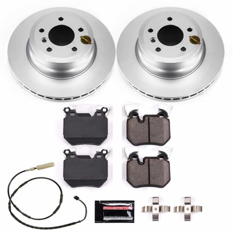 PowerStop Power Stop 11-13 BMW 135i Rear Z23 Evolution Sport Coated Brake Kit
