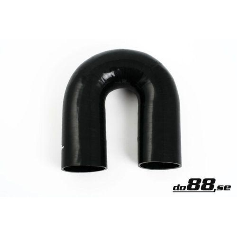 Silicone Hose Black 180 degree 4” (102mm)
