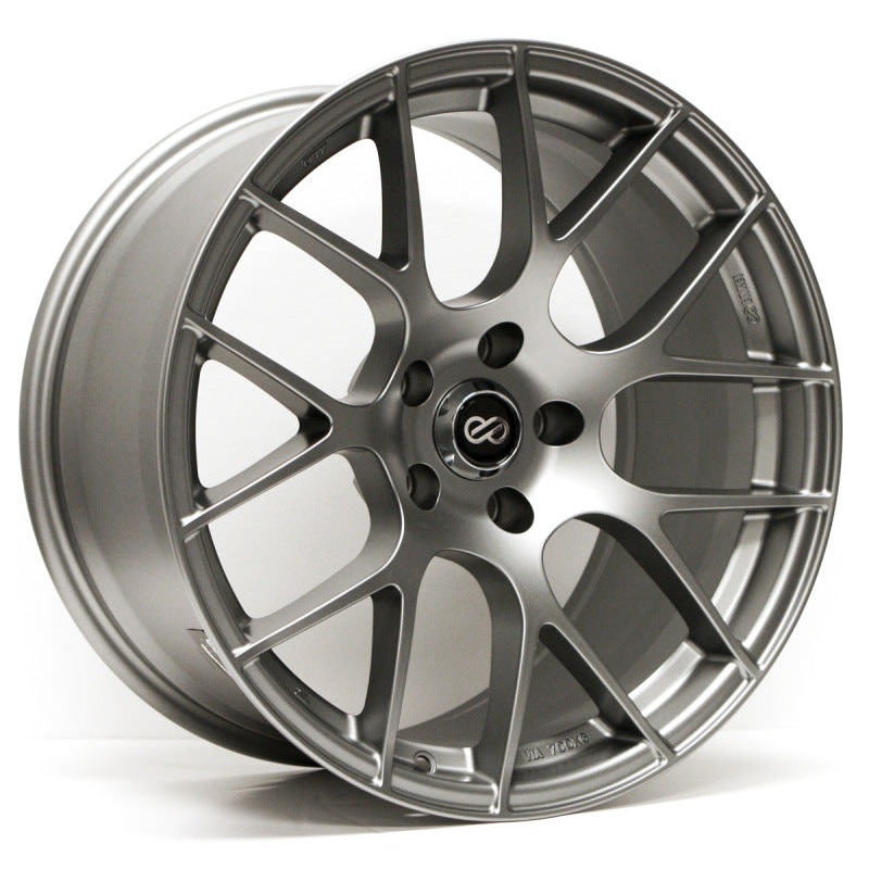 Enkei Raijin 18×8 32mm Offset 5×120 Bolt Pattern 72.6 Bore Diameter Gunmetal Wheel *Min Qty 40*l
