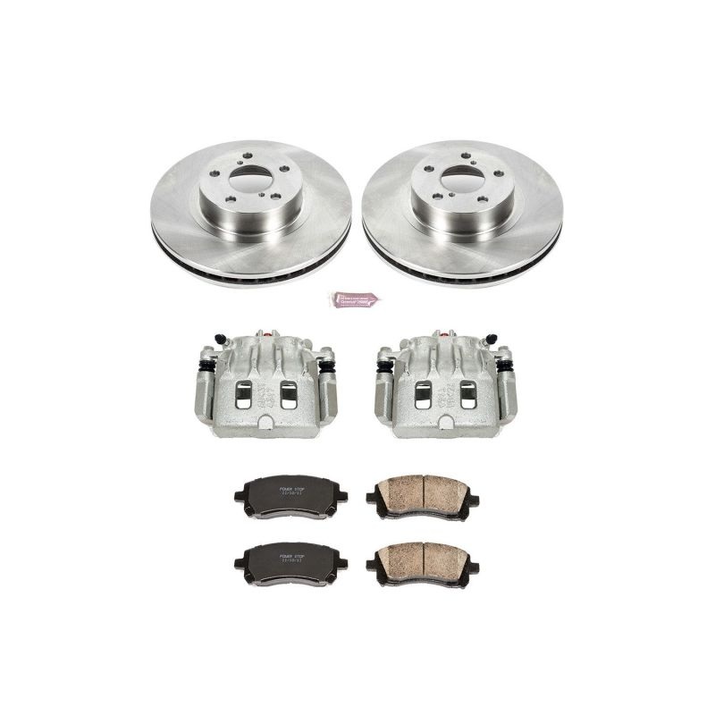 Power Stop 98-02 Subaru Forester Autospecialty Kit w/ Calipers – Front | KCOE1120