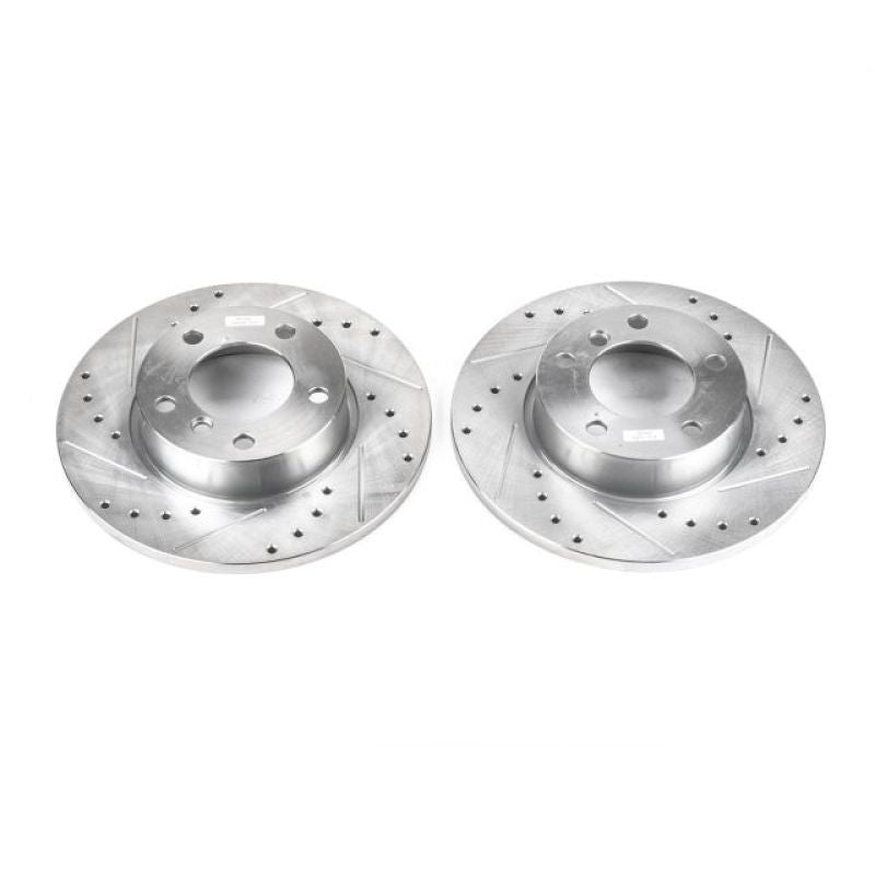 PowerStop Power Stop 95-99 BMW 318ti Front Evolution Drilled & Slotted Rotors – Pair