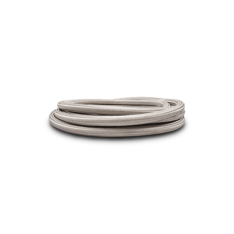 Vibrant SS Braided Flex Hose -10 AN 0.56in ID (50 foot roll)