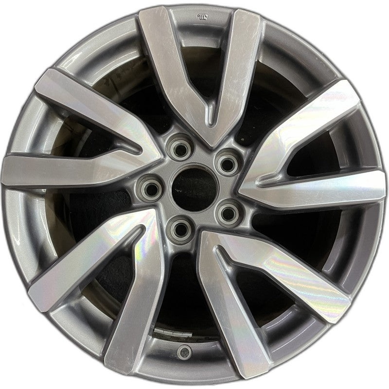 18″ PILOT 19 18×8 alloy 5 V spoke factory installed w/machined face Original OEM Wheel Rim