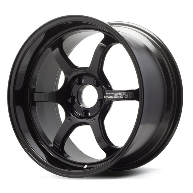 Advan Racing R6 Wheel – 18×10.5 +24 | 5×114.3 | Racing Titanium Black