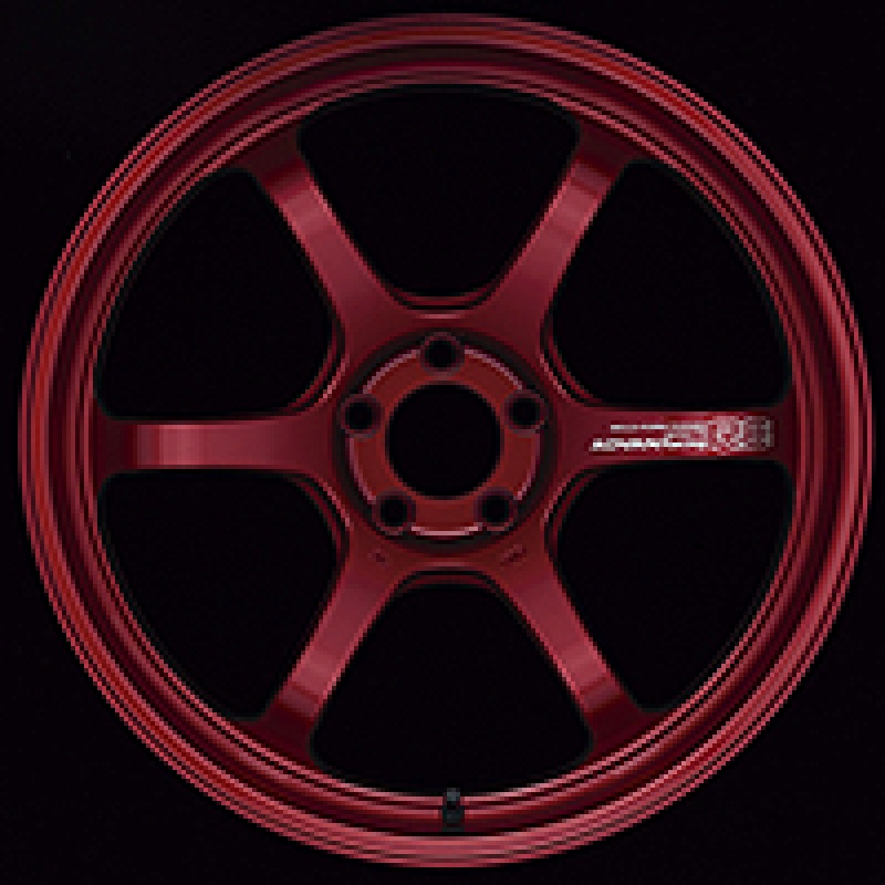 Advan R6 20×10.5 +24mm 5-114.3 Racing Candy Red Wheel