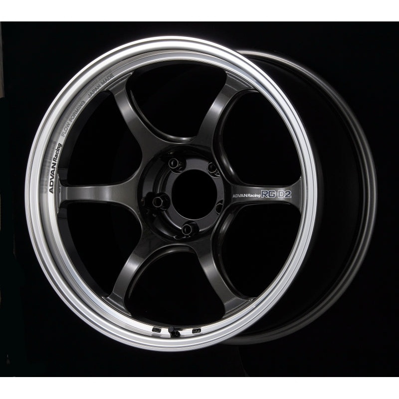 Advan RG-D2 18×9.5 +29 5-114.3 Machining & Black Gunmetallic Wheel