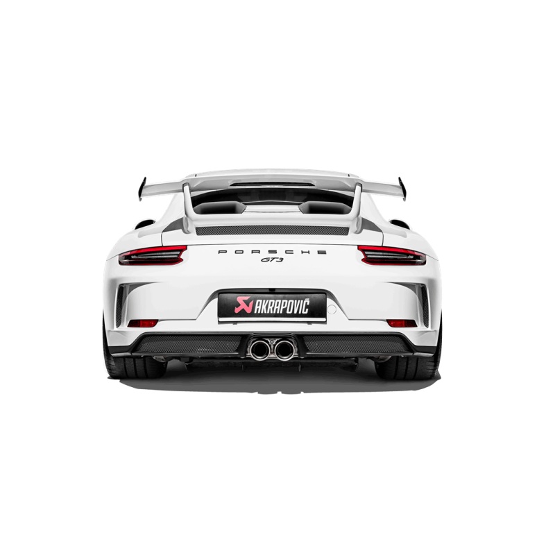Akrapovic 2018 Porsche 911 GT3 (991.2) Slip-On Race Line (Titanium) w/Header/Tail Pipes
