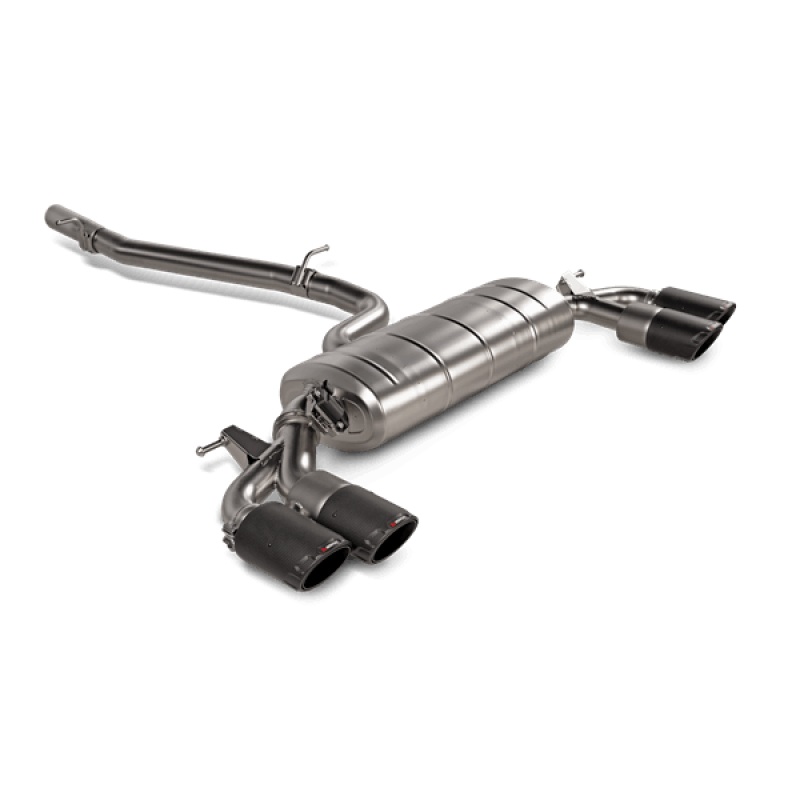Akrapovic 2021+ Audi S3 Sedan (8Y) Evolution Line Cat Back (Titanium) w/Carbon Tips
