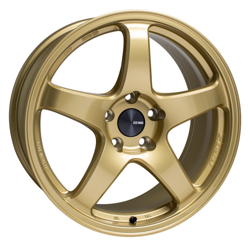 15×8.0 Enkei PF05, 4×100 +25mm Offset Gold Wheel