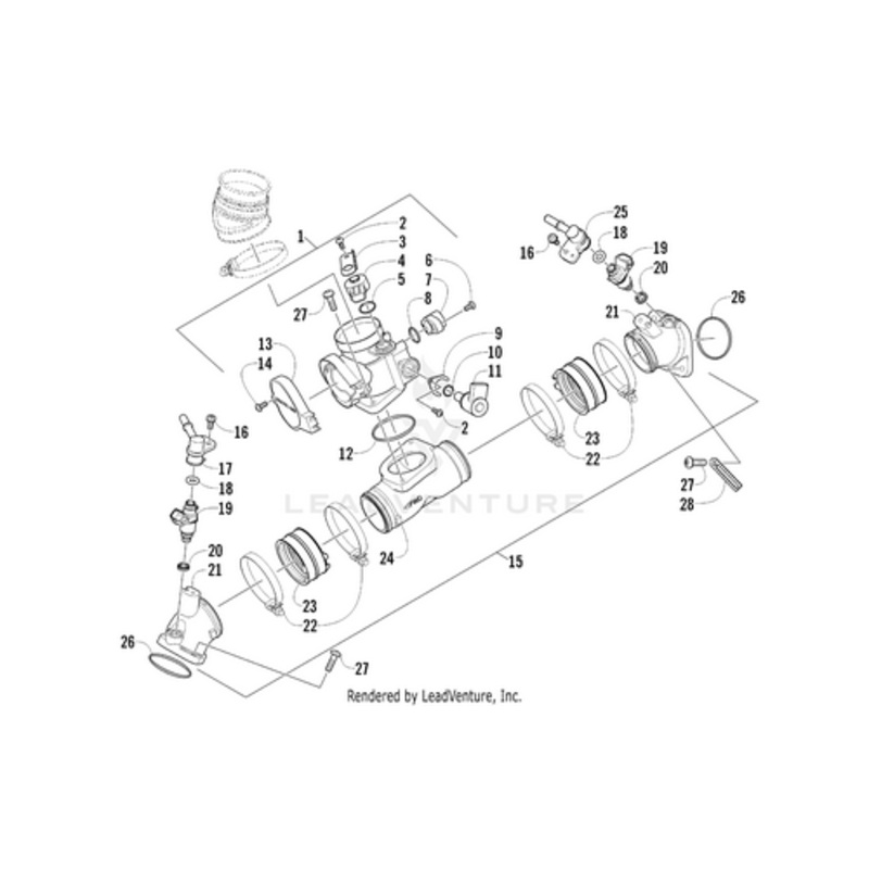Intake Manifold – (Inc. 16-25) by Arctic Cat