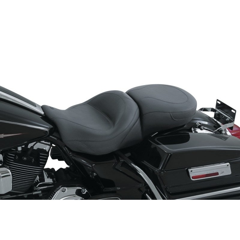Mustang 08-21 Harley Electra Glide Std, Rd Glide, Rd King, Street Glide Touring 1PC Seat – Black
