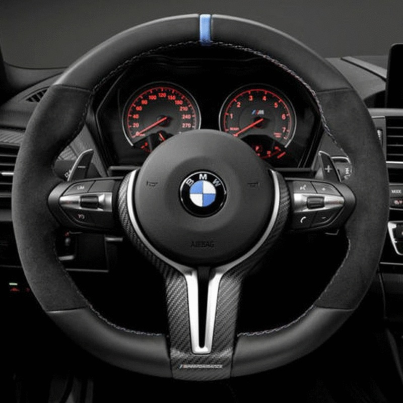 BMW M Performance Steering Wheel Trim – Matte Carbon