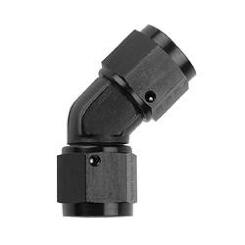 Fragola -4AN x 45 Degree Female Coupler – Black