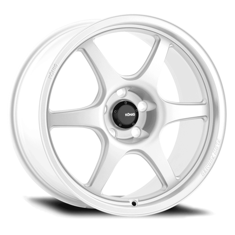 KONIG Hexaform Wheel – 18×8.5 +43 | 5×114.3 | Gloss White