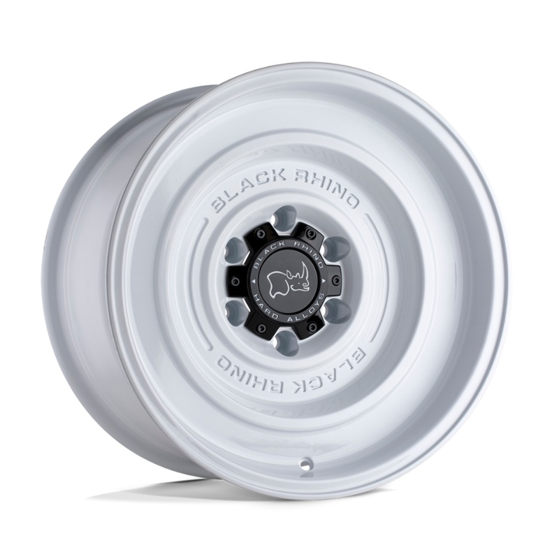 17×9.5 Black Rhino Solid Gloss White