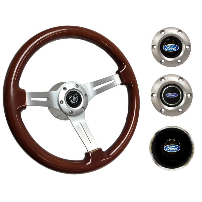 1965-69 Ford Ranchero Steering Wheel Kit | Mahogany Wood | ST3027S