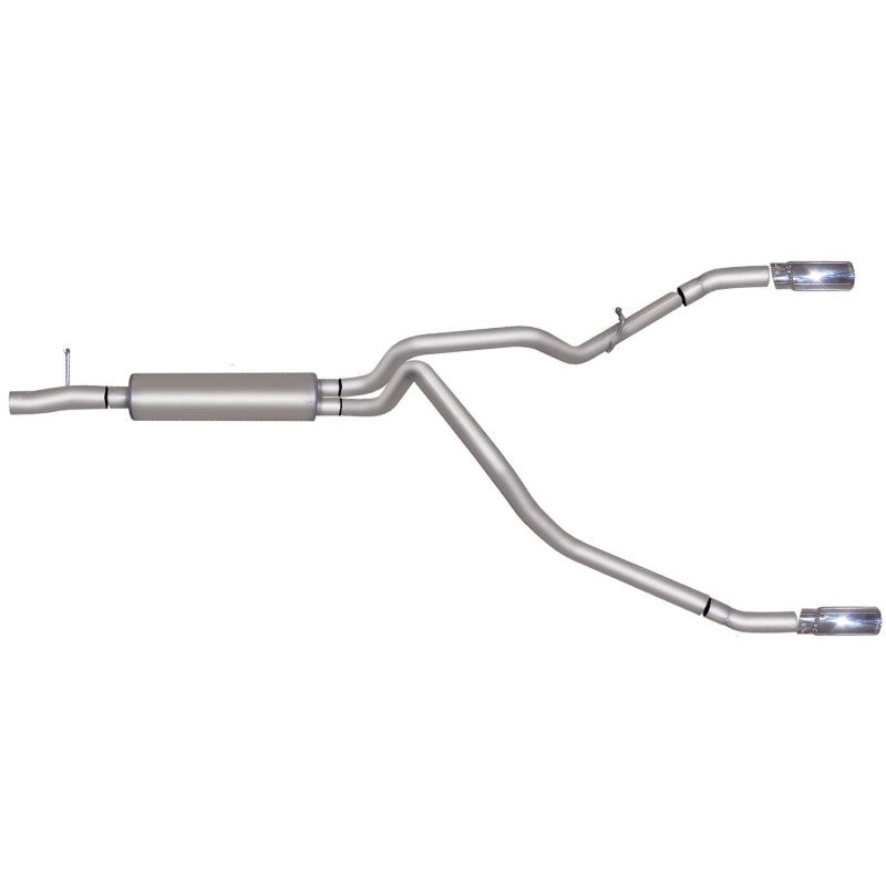 Gibson 17-18 Ford F-250 Super Duty XLT 6.2L 2.5in Cat-Back Dual Split Exhaust – Stainless
