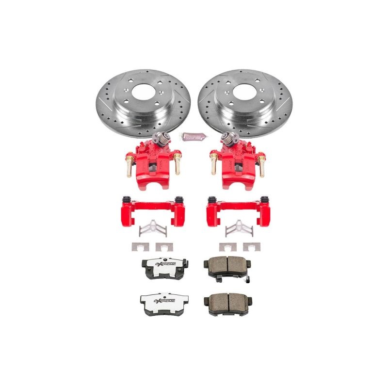 Power Stop Rear Z26 Street Brake Kit w/ Calipers Honda Prelude 1992-1996 | KC407-26
