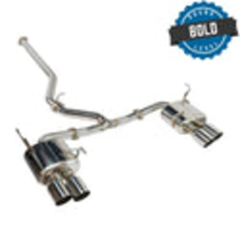 Remark Sports Touring Non-Resonated Cat-Back Exhaust w/ Stainless Steel Tips – 2022+ Subaru WRX (VB)