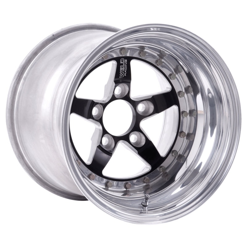 Weld Weldstar 15×5 / 5×4.75 BP / 2.5in. BS Black Wheel – Non-Beadlock