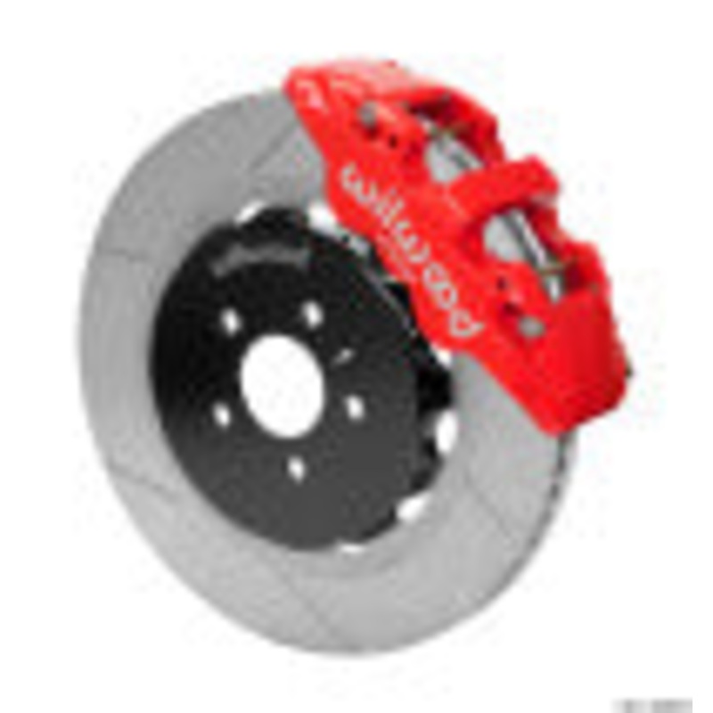 Wilwood AERO6 Front Kit 15.00in BBK – 08-12 Audi A4/A5/S5 – Drilled & Slotted Rotor – Red