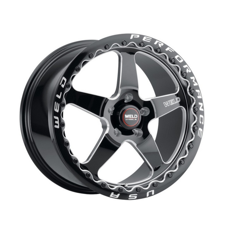 17×10 Weld S904 Ventura Beadlock 5×114.3 / ET50 / BS7.50 / Bore 78.1 Gloss BLK MIL