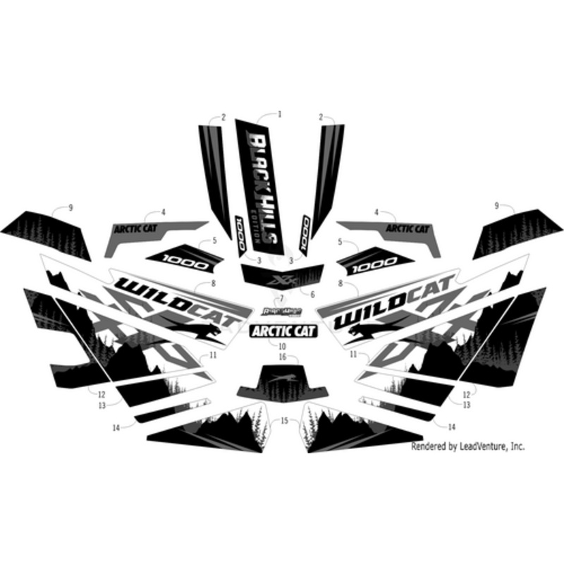 Cargo Box Decal – Side – Lower – Left by Arctic Cat